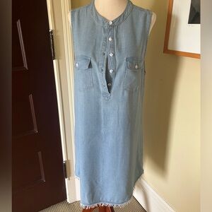 Splendid easy chambray summer dress tunic coverup